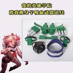 My Hero Academia Toga Himiko Cosplay Halloween Costume Suck blood Props