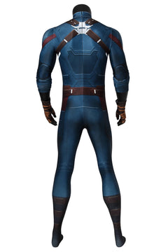 Infinity War Captain America Cosplay Avengers Boy Costume Superhero 3D Printed Spandex Halloween Costume