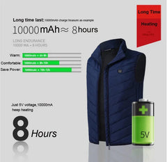 Winter USB Heating Vest Flexible Electric Jackets