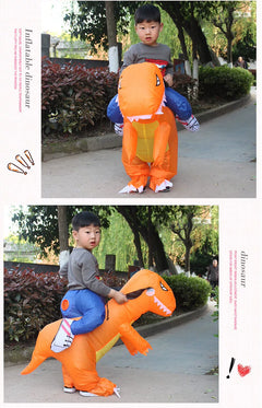 Dinosaur Kids Inflatable Funny Props Mount