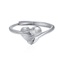 Hug Love Heart-Shaped Ring