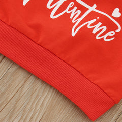 Valentine's Day Love Letter Hoodie Red