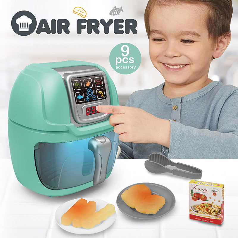 New Children Play House Kitchen Simulation Toy Air Fryer