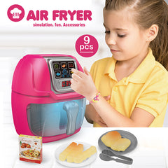 New Children Play House Kitchen Simulation Toy Air Fryer